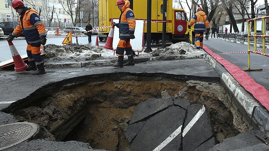 Провалы грунта в москве